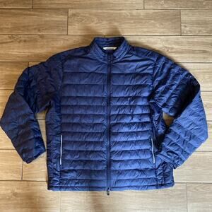 Peter Millar Crown Sport All Course Gale Blue Insulated Puffer Jacket 2XL